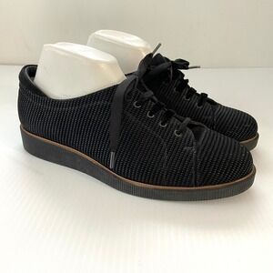 BeautiFeel Jane Sneakers Black Linear Printed Suede Womens EU‎ 41 US 10
